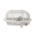 V�g- og Loftlampe SOTANO RETRO oval E27 IP44, sort d�mpbar