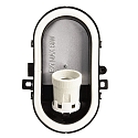 Deko-Light V�g- og Loftlampe SOTANO RETRO oval E27 IP44, sort d�mpbar