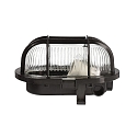 Deko-Light V�g- og Loftlampe SOTANO RETRO oval E27 IP44, sort d�mpbar