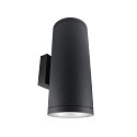 Fasadespot SHORELINE PRO ROUND 140 UP&DOWN 2-flammer, rund, CCT Switch IP65, m�rkegr� d�mpbar