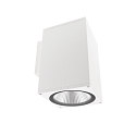 Fasadespot SHORELINE PRO SQUARE 140 DOWN 1-flamme, firkantet, CCT Switch IP65, hvid d�mpbar