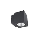 Fasadespot PRO SQUARE 100 DOWN 1-flamme, firkantet, CCT Switch IP65, m�rkegr� d�mpbar