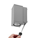 Deko-Light Fasadespot SHORELINE PRO LED SQUARE 70 DOWN 1-flamme, firkantet, CCT Switch IP65, lysegr� d�mpbar