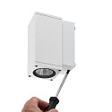Deko-Light facade spotlight SHORELINE PRO LED SQUARE 70 DOWN 1 flame, square, CCT Switch IP65, white dimmable