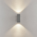 Deko-Light Fasadespot SHORELINE PRO LED SQUARE 70 UP&DOWN 2-flammer, firkantet, CCT Switch IP65, lysegr� d�mpbar