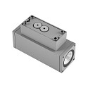 Deko-Light Fasadespot SHORELINE PRO LED SQUARE 70 UP&DOWN 2-flammer, firkantet, CCT Switch IP65, lysegr� d�mpbar