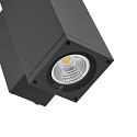 Deko-Light Fasadespot SHORELINE PRO LED SQUARE 70 UP&DOWN 2-flammer, firkantet, CCT Switch IP65, m�rkegr� d�mpbar