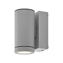 Deko-Light Fasadespot SHORELINE PRO GU10 ROUND 1-flamme, cylindrisk, med lampefatning GU10 IP65, lysegr�