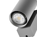Deko-Light Fasadespot SHORELINE PRO GU10 ROUND 1-flamme, cylindrisk, med lampefatning GU10 IP65, lysegr�