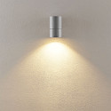 Deko-Light facade spotlight ACHERNAR DOWN 1 flame, cylindrical, with lamp socket GU10 IP65, light grey