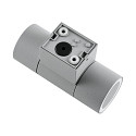 Deko-Light facade spotlight ACHERNAR UP & DOWN 2 flames, cylindrical, with lamp socket GU10 IP65, light grey