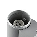 Deko-Light facade spotlight ACHERNAR UP & DOWN 2 flames, cylindrical, with lamp socket GU10 IP65, light grey