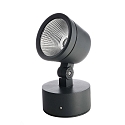 Outdoor LED spot COLT 15W COB, IP65, 3000K 1090lm 1825cd 40�, die-cast aluminum, black grey / opal