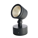 Deko-Light Udend�rs LED Spot COLT 15W COB, IP65, 3000K 1090lm 1825cd 40�, st�bt aluminium, sort gr� / opal