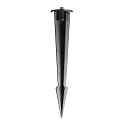 Deko-Light Udend�rs LED Spot 16W RGBW, IP65, 24V DC, RGB + 3000K 780lm 20�, st�bt aluminium, sort gr�