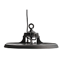 Deko-Light Spot p� hallen VEGA konstant str�m IP65, pulverlakeret, kulsort 