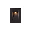 LED V�gindbygningslampe YVETTE II Udend�rslampe, sp�nding konstant, asymmetrisk, 220-240V AC, 3.6W, 3000K