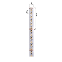 Deko-Light Deko-Light Fleksibel LED Strip, 192 LED / m (SMD 3535), 24V, 96W RGBWW, (RGB+3000K) 4200lm 110�, d�mpbar, 500cm