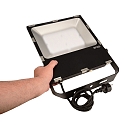 Projekt�rlys RF SMART FLOOD RGB+CCT svingbar, CCT Switch, med stik, RGB, ZigBee styrbar IP65/IP44, antracit d�mpbar