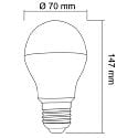 Deko-Light WIFI LED Smart lyskilde RF-SMART E27 12W 1100lm 2700-6500K 220� CRI 80 d�mpbar