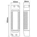 Deko-Light Deko-Light Str�mforsyning Triac Multi CC EUP20T-1HMC-0, d�mpbar C eller L, Input: 200-240V AC, Output: 9-40V DC 350-700mA