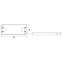 Deko-Light LED driver FLAT CC UT350MA konstant str�m, omskiftelig, antracit, sort