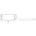 Deko-Light LED str�mforsyning FLAT CC UT500mA/20W konstant str�m, sort