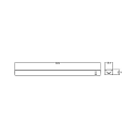 Deko-Light LED str�mforsyning LONG-FLAT CV LT-240-24 konstant sp�nding, sort