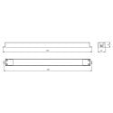 Deko-Light power supply unit LONG FLAT (CV DC), black