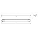 Deko-Light power supply unit LONG FLAT (CV DC), black