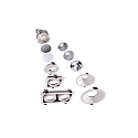 Deko-Light Tilbeh�r til MODULAR SYSTEM COB Reflektor 40�, 42 mm, s�lv / krom