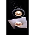Deko-Light Tilbeh�r til COB 68 FIRE RATED D�ksel, firkantet, 83x83 mm, b�rstet s�lv