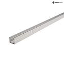 Profil til D FLEX LINE TOP LED Strip, 100cm, anodiseret aluminium, sølv matt