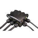 Deko-Light Outdoor Multi 10-fold-distribut�r til 2-10 Kabel 4-14 mm, 0.5-4 mm�, maks. 450V AC/24A