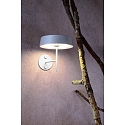 Deko-Light Wall holder for magnetic luminaire MIRAM, B/H: 8,5cm/9,6cm, grey