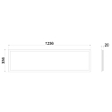Deko-Light mounting frame PANEL 300x1200mm, white