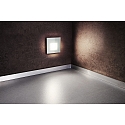 Deko-Light cover ALWAID 2 - MILKY square, white aluminum