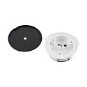 Deko-Light pendant luminaire adapter � DA 68MM / RECESSED round, built-in version, deep black