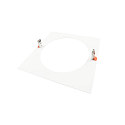 Deko-Light reduktionsring 280/210MM mekanisk, firkantet, indbygget version, signal hvid