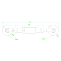 Deko-Light monteringsv�rkt�j 8/10mm, bl�