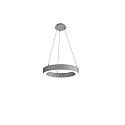 pendant luminaire LAUTARO 600/80 DOWN OPAL M3 IP20, light grey dimmable