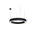 pendant luminaire LAUTARO 900/100 DOWN OPAL P3 IP20, black dimmable