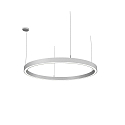 pendant luminaire LAUTARO 1200/60 DOWN OPAL P4 IP20, white dimmable