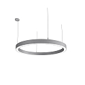 pendant luminaire LAUTARO 1200/80 DOWN OPAL P4 IP20, light grey dimmable