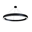 pendant luminaire LAUTARO 1500/100 UP/DOWN OPAL M5 IP20, black dimmable