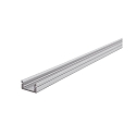 AU-01-08, flad U-Profil til 8 - 9,3 mm LED Strips, 200cm, anodiseret aluminium