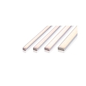  AU-01-10, flat U-profile for 10 - 11,3 mm LED stripes, 200cm, anodized aluminum