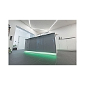 Deko-Light AU-01-15, flad U-Profil til 15 - 16,3 mm LED Strips, 100cm, anodiseret aluminium
