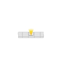 Deko-Light AU-02-12, h�j U-Profil til 12 - 13,3 mm LED Strips, 100cm, anodiseret aluminium