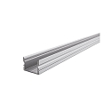 AU-02-15, h�j U-Profil til 15 - 16,3 mm LED Strips, 200cm, anodiseret aluminium